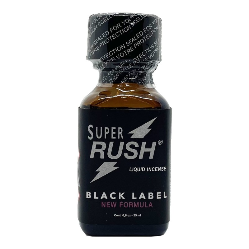 Poppers Super Rush Black Label - 24 ml - Livraison gratuite | Poppers Discount