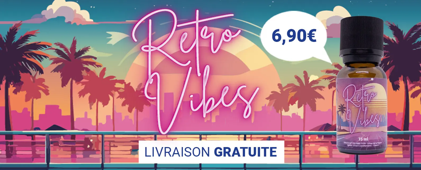 Poppers Rétro Vibe - 15ml à 6,90€ livraison gratuite