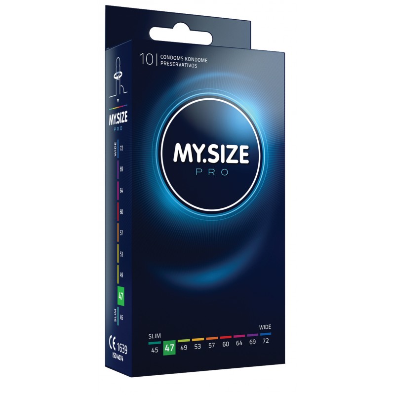 10 Préservatifs My Size - toutes largeurs de 47 à 69 mm